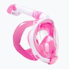 AQUASTIC rózsaszín gyermek teljes arcú snorkeling maszk SMK-01R