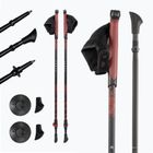 Állítható piros KADVA Halna nordic walking botok