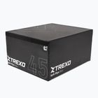 Összecsukható TREXO plyometrikus láda 45 cm fekete