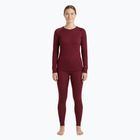 Női thermo fehérnemű szett WOOLCANO Merino SET0543 burgundy