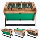 OneTeam FunArena 3 az 1-ben csocsó, cymball, fa/fekete biliárdasztal