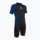 Férfi úszóruha AQUASTIC Wavey 2 mm fekete/kék