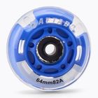 Görkorcsolya kerék LED HUMBAKA Flashing Wheels 64 mm 4 db fehér
