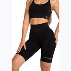 Spodenki bikery treningowe női Gym Glamour Push Up 2.0 black