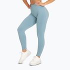 Női leggings Gym Glamour Push Up 2.0 blue lagoon kék lagúna