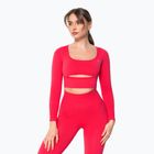 Női hosszú ujjú edzőfelső Carpatree Dopamine Buzz Seamless coral paradise pink