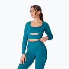 Női edző hosszú ujjú felső Carpatree Dopamine Buzz Seamless petrol green