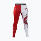 Férfi leggings Ground Game Kettei piros és fehér