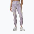 Női edző leggings 4F Solar Punk FNK F454 light yellow allover