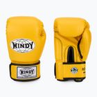 WINDY Classic Szintetikus bőr sárga bokszkesztyű