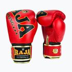 RAJA BOXING Origin Standard valódi bőrből készült piros bokszkesztyű