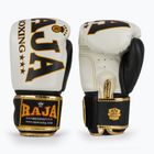 RAJA BOXING Origin Standard valódi bőr fehér boxkesztyű