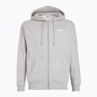 Férfi PROSTO kapucnis pulóver Logo Zip szürke
