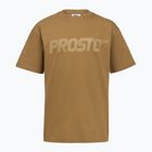 Férfi póló PROSTO Big Logo cinnamon beige