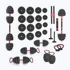 Súlyzó készlet HMS SGN140 Pro Set 6w1 40 kg