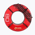 Edző gumiabroncs HMS PYT03 Premium 80 kg fekete/piros