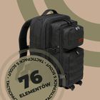 Vészhelyzeti hátizsák TACTICPACK Scout 40 l black