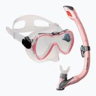 AQUA-SPEED Enzo + Evo baba snorkel szett rózsaszín 604