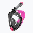AQUA-SPEED Spectra 2.0 teljes arcú maszk snorkelinghez fekete/rózsaszín