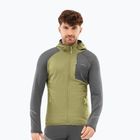 Férfi trekking pulóver Viking Birger Hoodie olive/dark grey