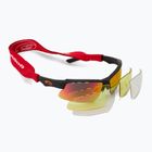 Kerékpáros szemüveg GOG Faun piros T579-1