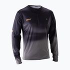 Férfi kerékpáros hosszú ujjú mez Leatt MTB Trail 3.0 ghost black