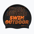 BuddySwim TSO szilikon úszósapka fekete / narancssárga