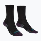 Női zokni Bridgedale Lightweight Merino Performance Boot Original black/purple