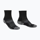 Férfi zokni Bridgedale Hike Lightweight Performance ¾ Crew black/silver