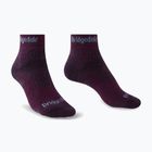 Női túrazokni Bridgedale Hike Midweight Performance Ankle dark purple