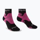 Női túrazokni Bridgedale Hike Midweight Performance Ankle black/pink