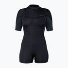 Női úszóruha Xcel Axis Back Zip Spring 2 mm black/palm/monstera print