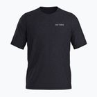 Férfi Arc'teryx Cormac Arc'madár logós túraing póló fekete heather