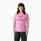 Női póló Arcteryx Kragg SL Cotton Heatmap Crew pineberry