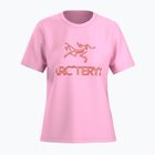 Női póló Arcteryx Kragg SL Cotton Heatmap Crew pineberry