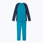 Gyermek termoaktív fehérnemű szett Reima Taitoa aquatic blue