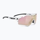Napszemüveg Rudy Project Cutline white gloss/multilaser rosegold