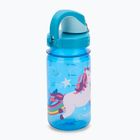 Nalgene On The Fly Kids utazó palack 350 ml kék unikornis