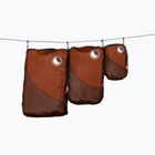 Szerokie etui na akcesoria Ticket To The Moon Travel Cube Set 3 pcs. chocolate/cooper