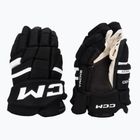 Gyerek jégkorong kesztyűk CCM Tacks XR80 JR Gloves black/white