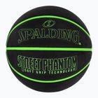 Spalding Phantom kosárlabda fekete/zöld 6-os méret