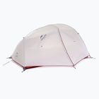 2 személyes trekking sátor Naturehike Star River 2 light grey/red