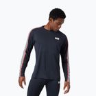 Férfi hőaktív pulóver Helly Hansen Lifa Active Stripe Crew navy