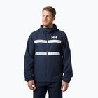 Férfi vitorlás kabát Helly Hansen Salt Striped Windbreaker navy