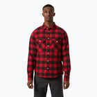 Férfi Helly Hansen Lokka Organic Flannel piros bivaly kockás ing