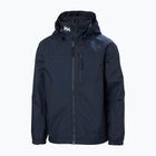 Gyerek vitorlásdzseki Helly Hansen Crew Hooded Jr 41813 navy