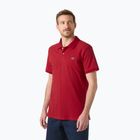 Férfi póló Helly Hansen Hudson Polo red
