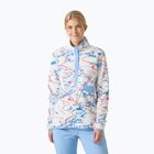 Női polár pulóver Helly Hansen Maridalen Printed Fleece white slope map aop
