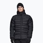 Férfi pehelykabát NORRONA Falketind Down 750 Zip Hood caviar black