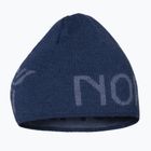 Téli sapka NORRONA MerinoUll Logo Beanie indigo night melange